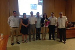 Carmen Mejuto with the members of the evaluation panel and he PhD Thesis supervisors Carmen Mejuto with the members of the evaluation panel and he PhD Thesis supervisors